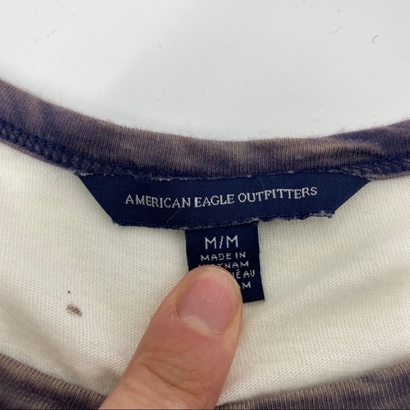 American Eagle burnout raglan Brooklyn t M - Picture 4 of 7